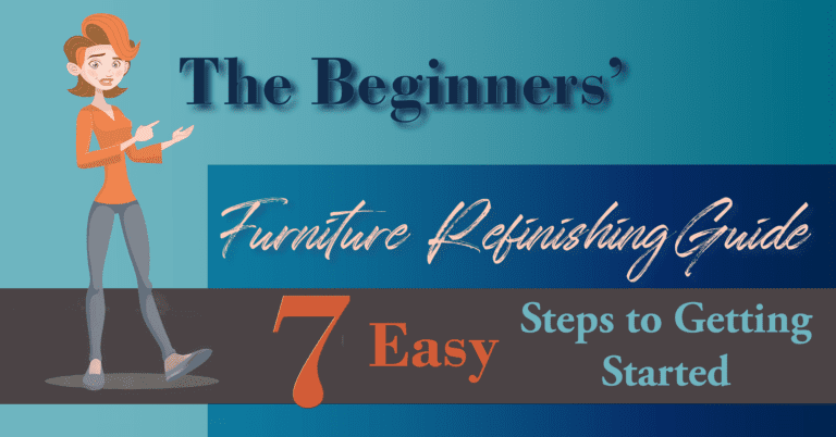 Beginner furniture refinishing guide cover image