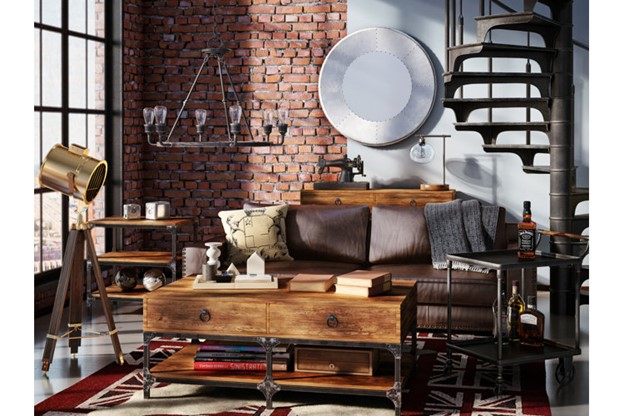 furniture style industrial furniture wood and metal